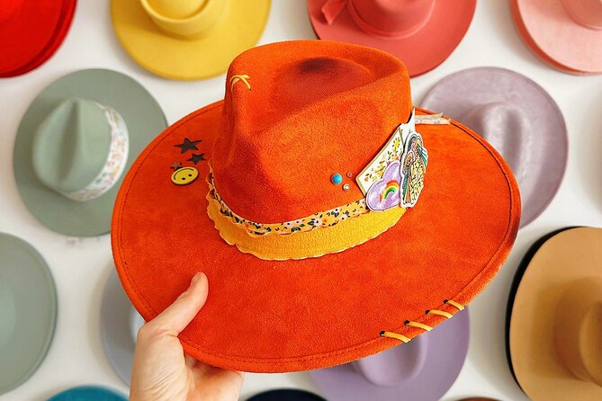 DIY Hat Bar Experience in Savannah - DIY Hat Bar in Savannah at Mess Hall Truck Shop: The setup