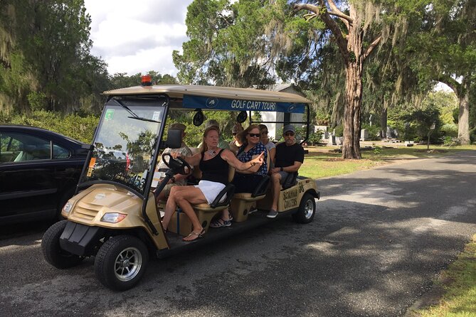 Golf Cart Tours, Bonaventure Cemetery Savannah Cruzers - Golf Cart Comfort, Limited Space, and Mobility-Friendly Value