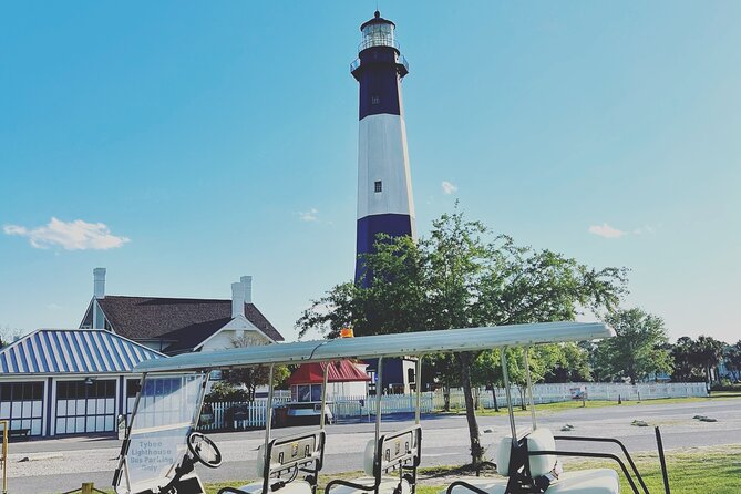 Historic Tour of Tybee Island - Tybee’s North End in One Clock: 1 hour 15 minutes by golf cart