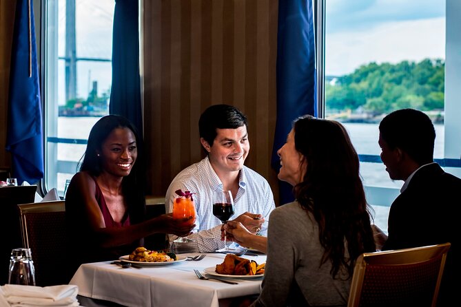Narrated Harbor Luncheon Riverboat Cruise - Onboard Layout: Glass Deck, Open-Air Patio, and Best Places to Watch