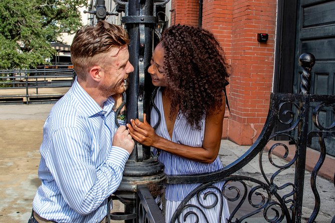 Private Photoshoot in Savannah, GA - River Street photo time: cobblestones, styling, and smart shoe choices