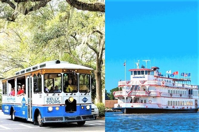 Savannah Land & Sea Combo: City Sightseeing Trolley Tour with Riverboat Cruise - Starting at 301 Martin Luther King Jr. Blvd: The Land Tour Setup