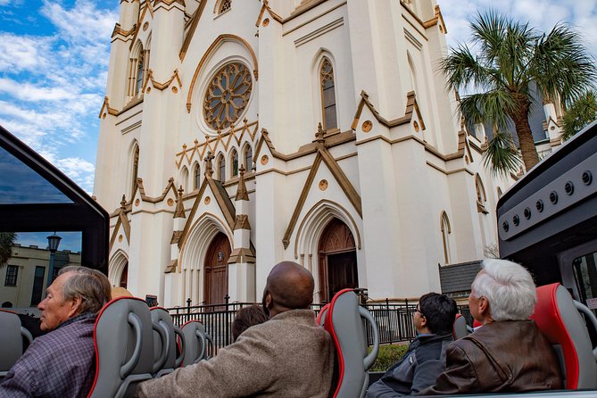 Savannah Open Top Panoramic City Tour with Live Narration - Colonial Park Cemetery and the darker side of charm