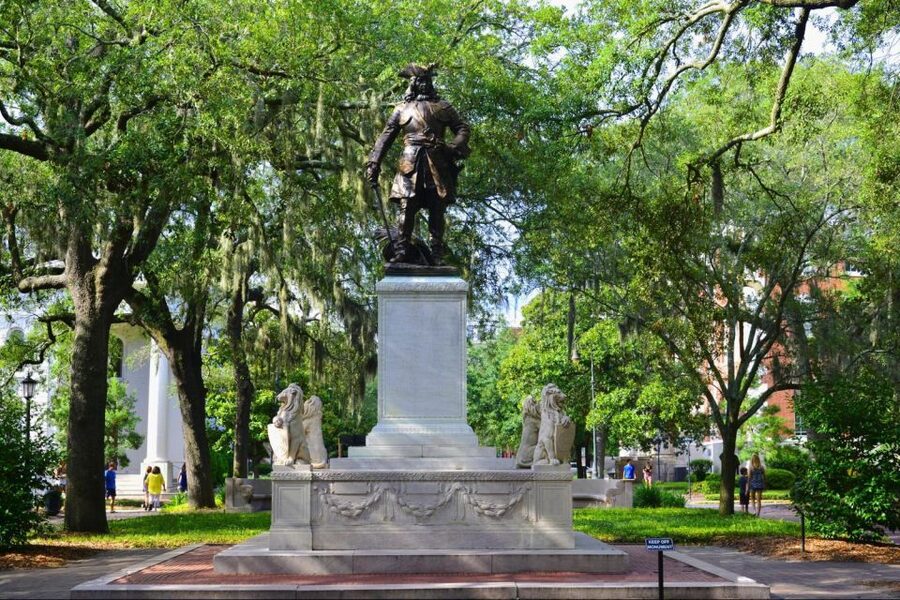 Savannah: Riverboat Cruise & City Tour Combo - Old Fort Jackson on the downriver route