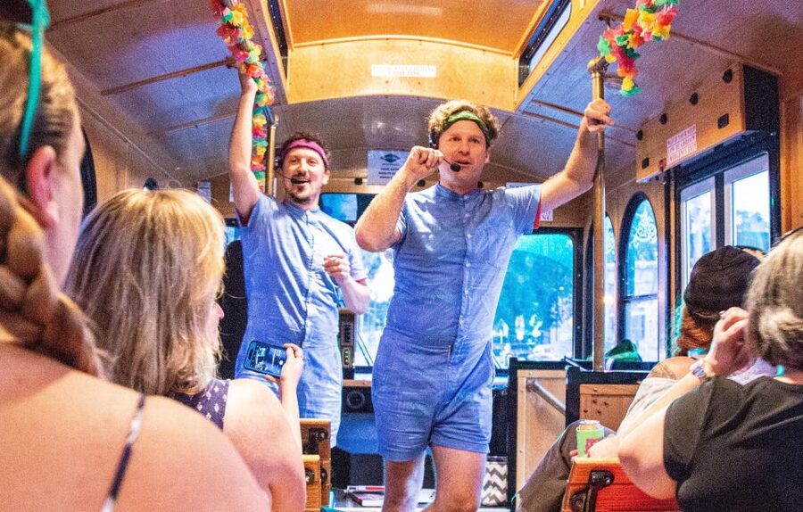 Savannah: "Savannah for Morons" Comedy Trolley Tour - Why the Moron twins are the real engine