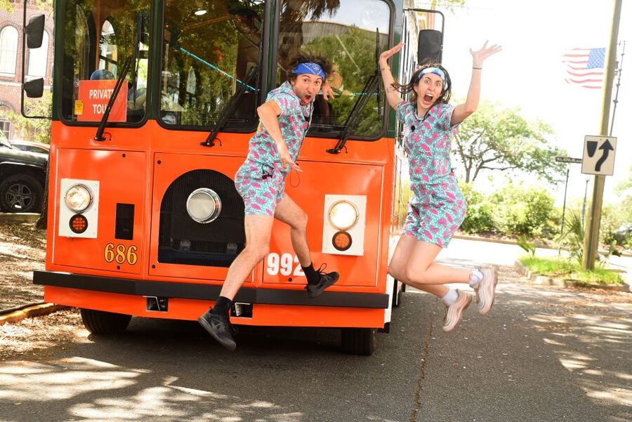 Savannah: "Savannah for Morons" Comedy Trolley Tour - The mid-tour break at McDonough’s: worth planning around