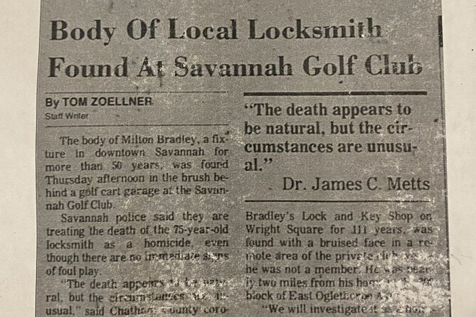True Crime of Savannah Tour - True crime, at 9 PM: how this tour feels in Savannah